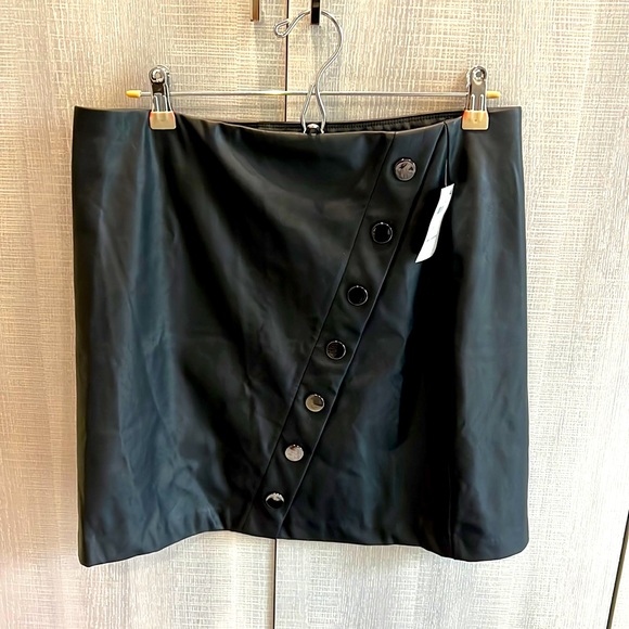NWT -  Inc. Faux Leather Mini Skirt - Picture 2 of 4